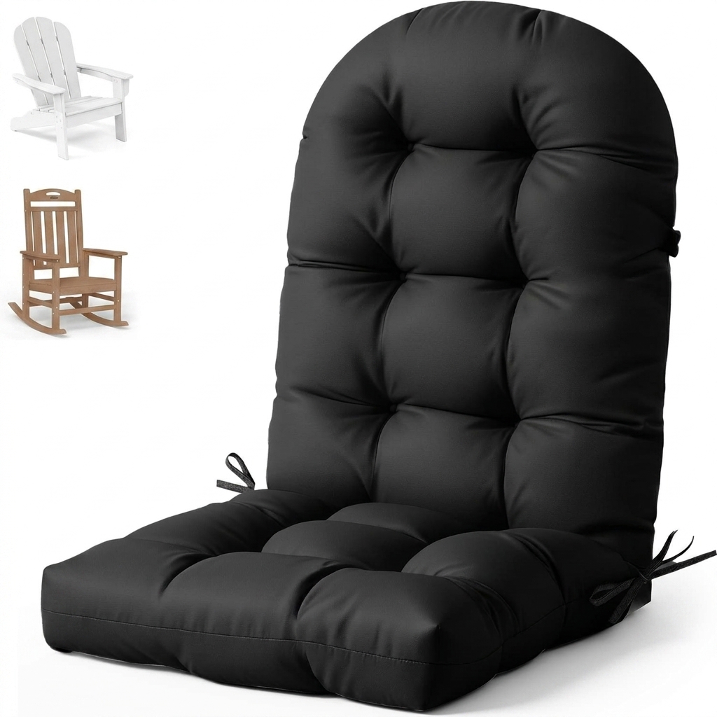 Widesmile Waterproof Adirondack Chair Cushion | 110×50×10cm Outdoor Seat Pad